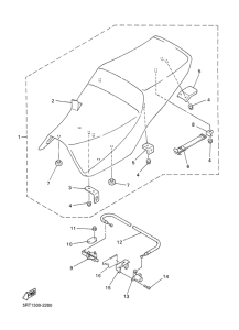 FZS600 Сиденье