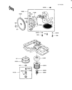  Насос масляный  / фильтр масляный