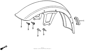 CM250 Переднее крыло