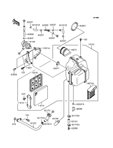 BJ250 Воздушный фильтр