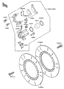 ZN1300 Передний суппорт