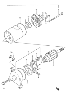 GN125 Стартерный мотор