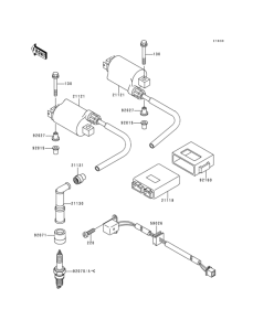 KLE500 Система зажигания