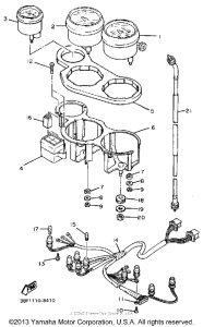 FZR400U Приборы