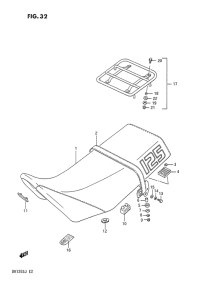 DR125 Пружина