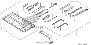 GL1800 (ABS) Инструмент