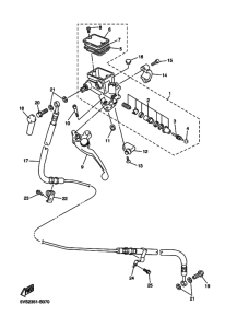 FJR1300A Передний тормозной цилиндр