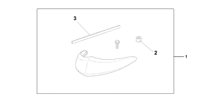 VT750CA Chrome front fend