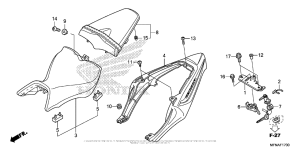 CB1000R Seat + Rear Cowl