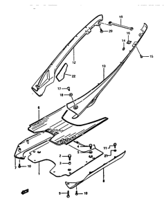 CP50 Щиток облицовочный задний