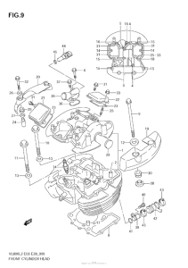VZ800 Front Cylinder Head (Vl800T  E28)