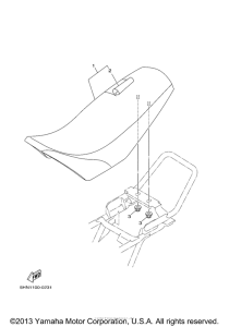 TTR90EV Сиденье