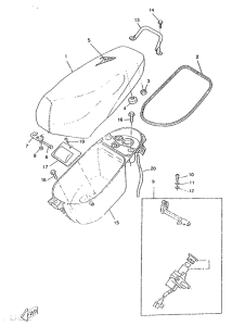 CW50RS Сидение