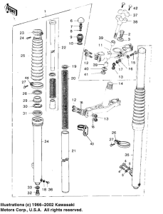  Вилка передней оси