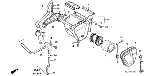 CRF80F Воздухоочиститель