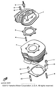 YZ490N Цилиндры