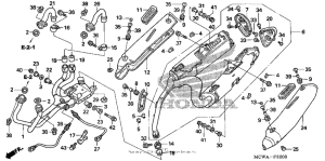 VFR800 Глушитель