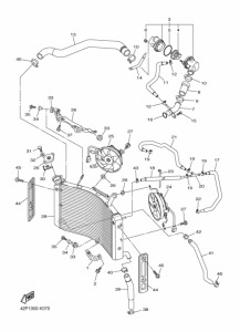 FZ8-S Радиатор и шланг