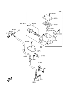 SC250 Главный тормозной цилиндр