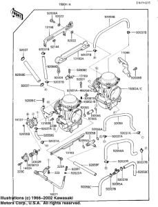 EX250 Carburetor assy
