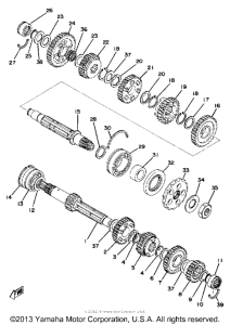 XS500D Трансмиссия