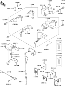 EN500 Ignition switch / locks / refiectors