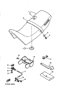 TDR250 Пружина