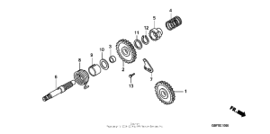 CR85R Кик стартер