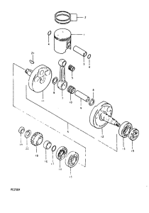PE250 Вал коленчатый