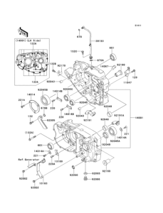 BJ250 Картер двигателя