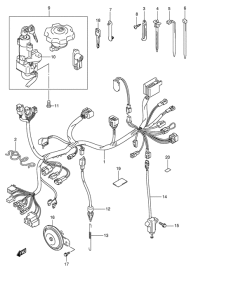 RV125 Жгут проводов