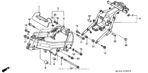 VFR800 (ABS) Рама