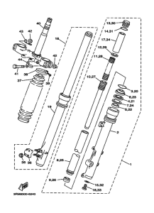  Вилка передней оси