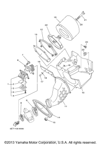 YZ125M1 Впускная система