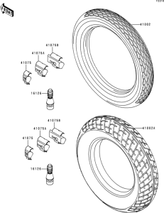 EX250 Покрышки