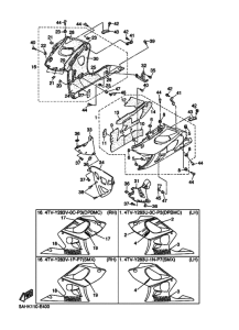 YZF600R YZF600RV Cowling comp