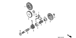NSR50F Кик стартер