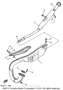 RT100G Выхлопная система