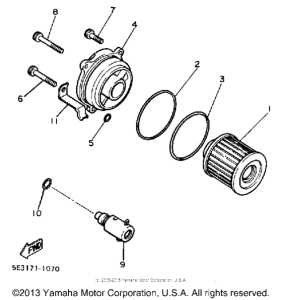XV1100S Маслянный фильтр