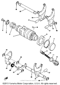 YZ400C Переключение скоростей