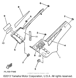 BW200ET Боковые обтекатели
