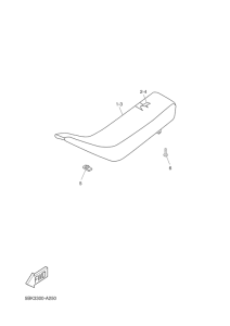 DT50RSM Сиденье