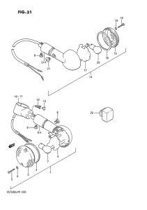 VS750 Поворотники