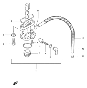 TS125 Топливный кран