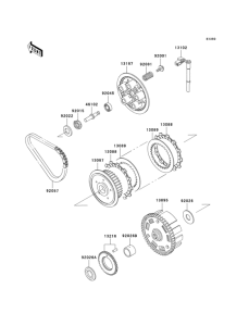 ER500 Сцепление