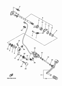 MTN850-A Вал переключения