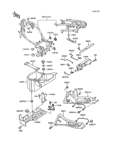 ZX1000 Короб для АКБ