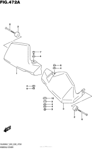 DL650X (ABS) Knuckle Cover (Dl650Xal7 E03)