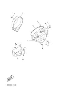 DT50RSM Крышка картера двигателя