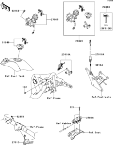 VN1700 Замок зажикания